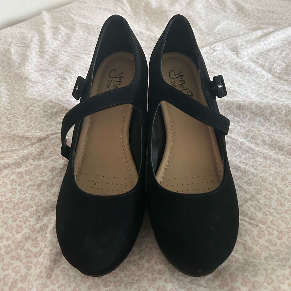 Y Not Comfort Wedge Heels